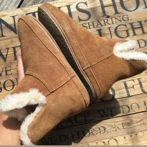 Madewell Fur Lined Ankle Booties